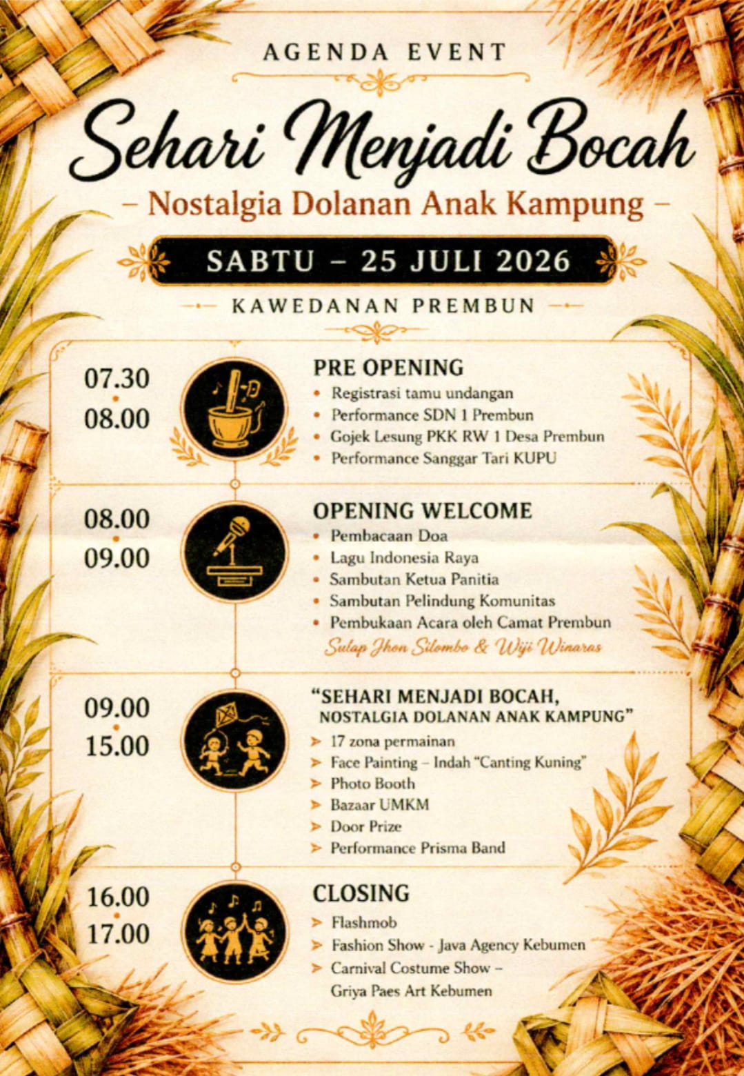 Sehari Menjadi Bocah (Nostalgia Dolanan Anak Kampung}