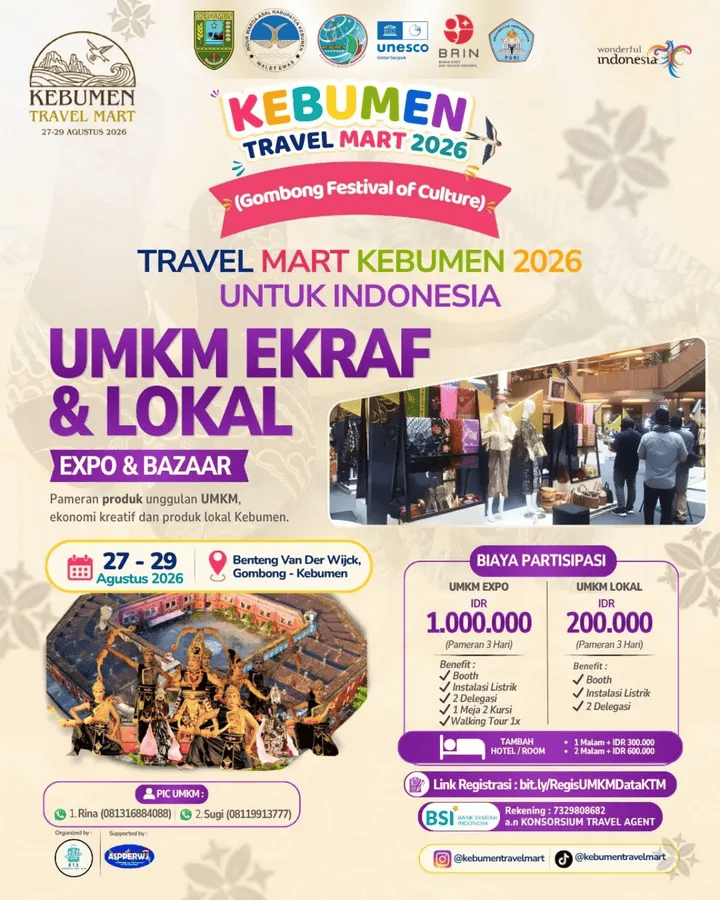 UMKM Ekraf dan Lokal Kebumen Travel Mart 2026