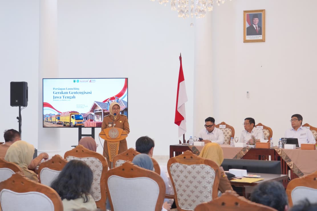 Rakor Persiapan Gerakan Gentengisasi di Provinsi Jawa Tengah