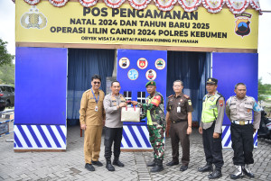 Pastikan Kondisi Aman, Forkompimda Kebumen Pantau Pos Pengamanan Nataru